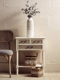 Hamilton 3 Drawers White Console Table