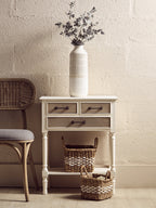 Hamilton 3 Drawers White Console Table