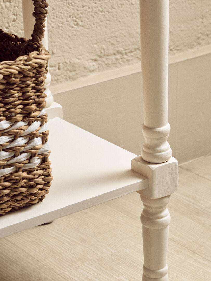 Hamilton 3 Drawers White Console Table