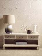 Hamilton 3 Drawer White Cabinet