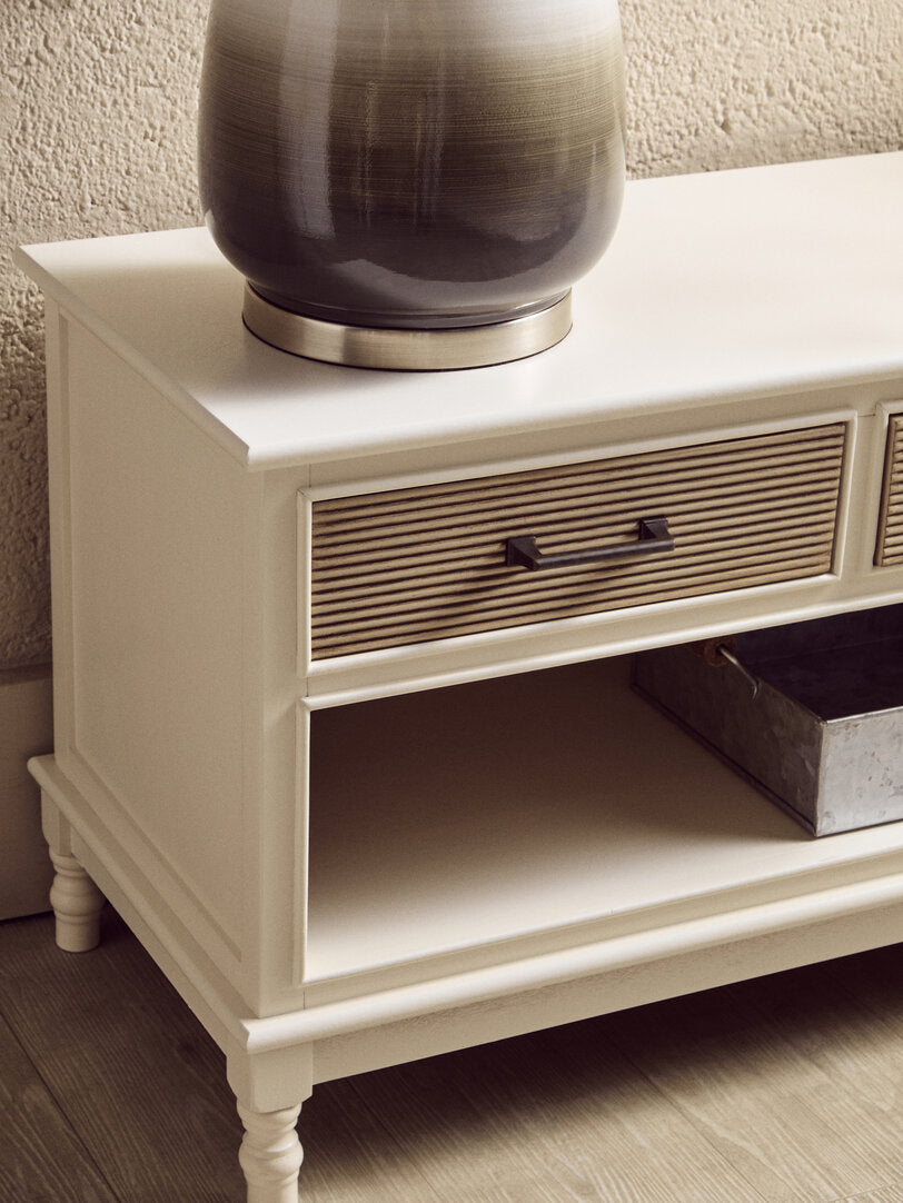 Hamilton 3 Drawer White Cabinet