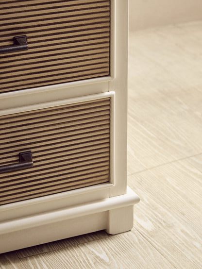 Hamilton White 3 Drawer Chest
