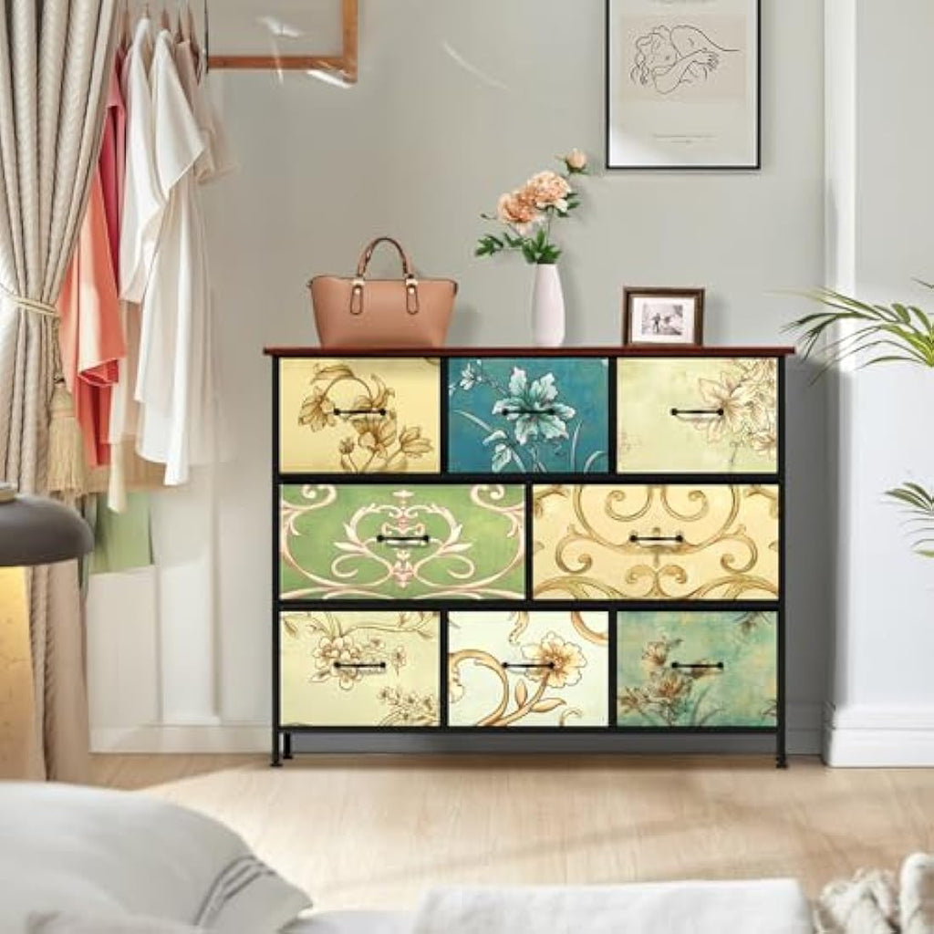 Vintage Style 8 Drawer Chest