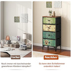 LYNCOHOME 4 Drawer Narrow Chest