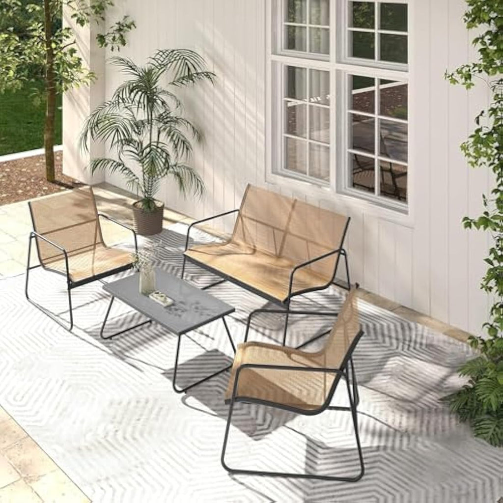 Grand Patio 4 Piece Set, Garden Table and Chairs