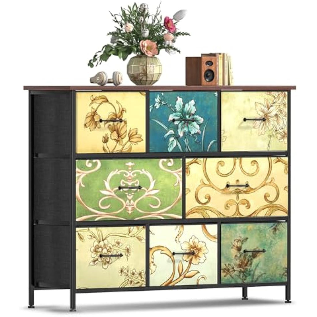 Vintage Style 8 Drawer Chest