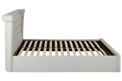 Madison Light Grey Ottoman Double Bed