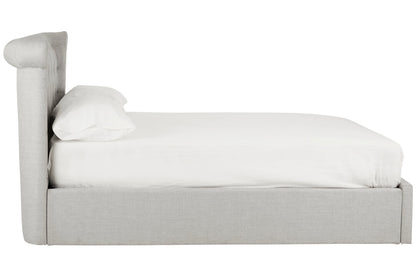 Madison Light Grey Ottoman Double Bed