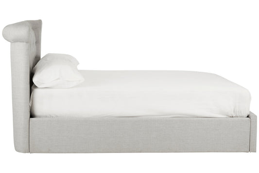 Madison Light Grey Ottoman Double Bed