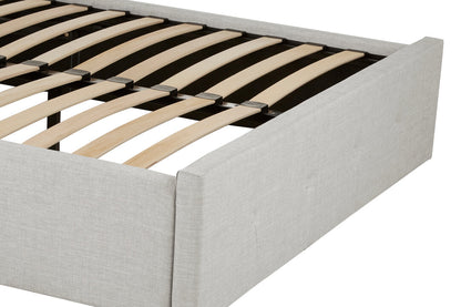 Madison Light Grey Ottoman Double Bed