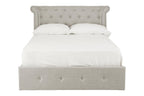 Madison Light Grey Ottoman Double Bed