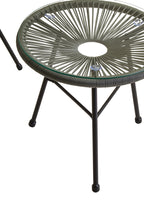 Milan Grey 3 Piece Rattan Patio Set