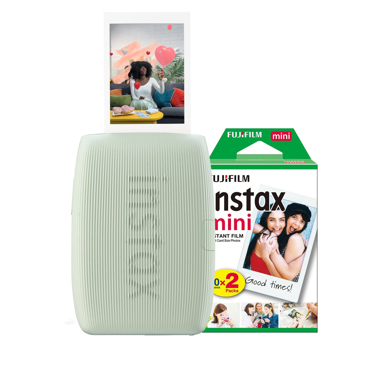 Fujifilm Instax Mini Link 3 Wireless Smartphone Photo Printer - Green