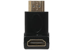 Maplin Adjustable Angle HDMI Male to HDMI Female Adapter - Black