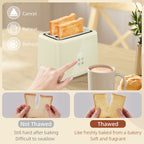 Digital Stainless Steel Kettle and Toaster Set, 1.5L 3000W Fast Boil Kettle, 2 Slice Toaster with 7 Level Browning Controls, Defrost, Reheat, Keep Warm, Crumb Tray and LED Touch Display, Beige
