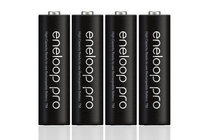 Panasonic ENELOOP PRO 1.2V 2500mAh Ni-Mh AA Rechargeable Batteries - Pack of 4