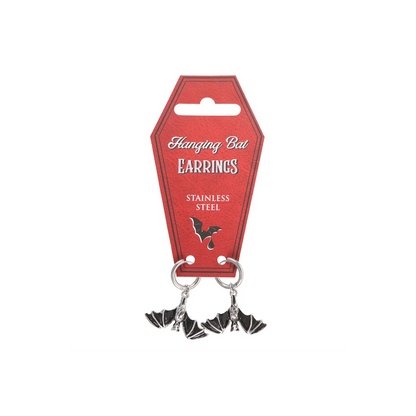 Hanging Bat Earrings