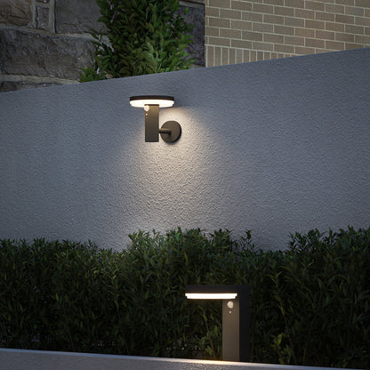 4lite Antheia Solar IP54 Die-Cast Aluminium LED Outdoor Wall Light with Built in PIR Motion Sensor