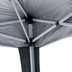 Outsunny 3 M x 3 M Base/ 2.5 M x 2.5 M Top Pop Up Gazebo with Carry Bag, Height Adjustable Slant Leg Party Tent Instant Event Shelter for Garden, Patio, Black
