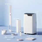 Portable Air Conditioner 14000 BTU, 4-in-1 AC Unit with Cool, Dehumidifier, Fan, Sleep Mode, WiFi Voice Remote Control