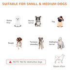 PawHut Freestanding Dog Gate, Foldable Pet Fence, Indoor Wood Barrier, Stair Gate with Support Feet, for Doorway, Hallway, Small and Medium Dogs, 69H x 104-180 cm, Blue-grey