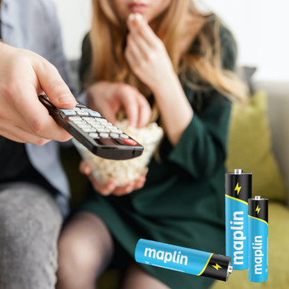 Maplin 80x AAA LR03 7 Year Shelf Life 1.5V High Performance Alkaline Batteries with Universal Battery Tester