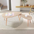 GOLDFAN Solid Wood Coffee Table Set Nest of 2 Tables