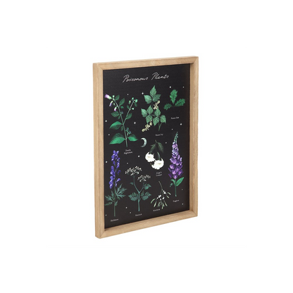 Poisonous Plants Framed Wall Art Print