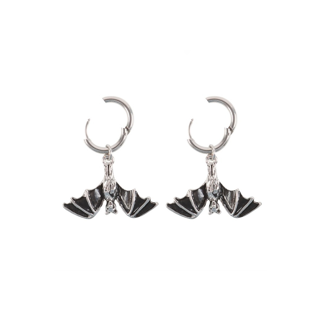 Hanging Bat Earrings
