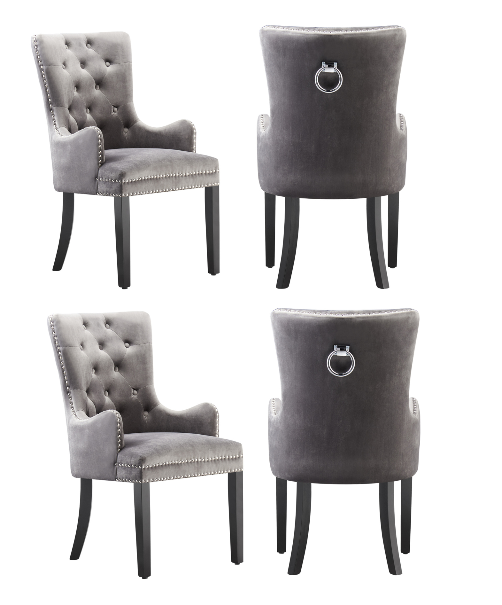 Windsor LUX Velvet Dining Chair (with armrests)