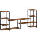 TV Unit for TVs up to 55 Inches, Industrial TV Stand with Storage Shelves, Entertainment Centre for Living Room, Bedroom