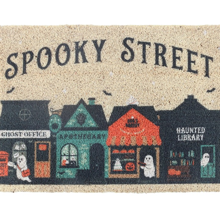 Natural Spooky Street Doormat