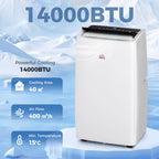 Portable Air Conditioner 12000 BTU BTU, 4-in-1 Air Conditioning Unit, Dehumidifier, Cooling, Fan, Child Lock, 40m²