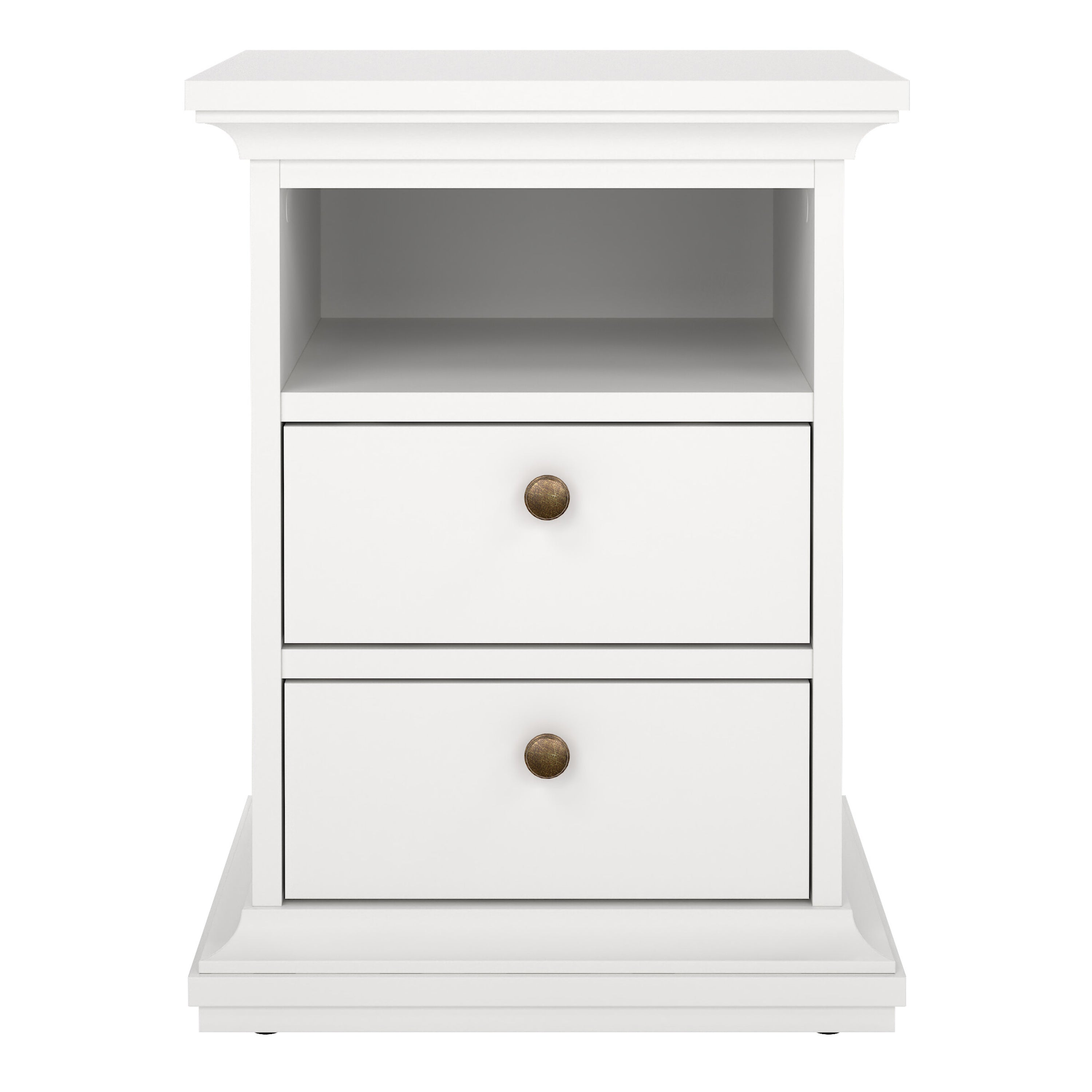 Primrose Bedside 2 Drawers in White