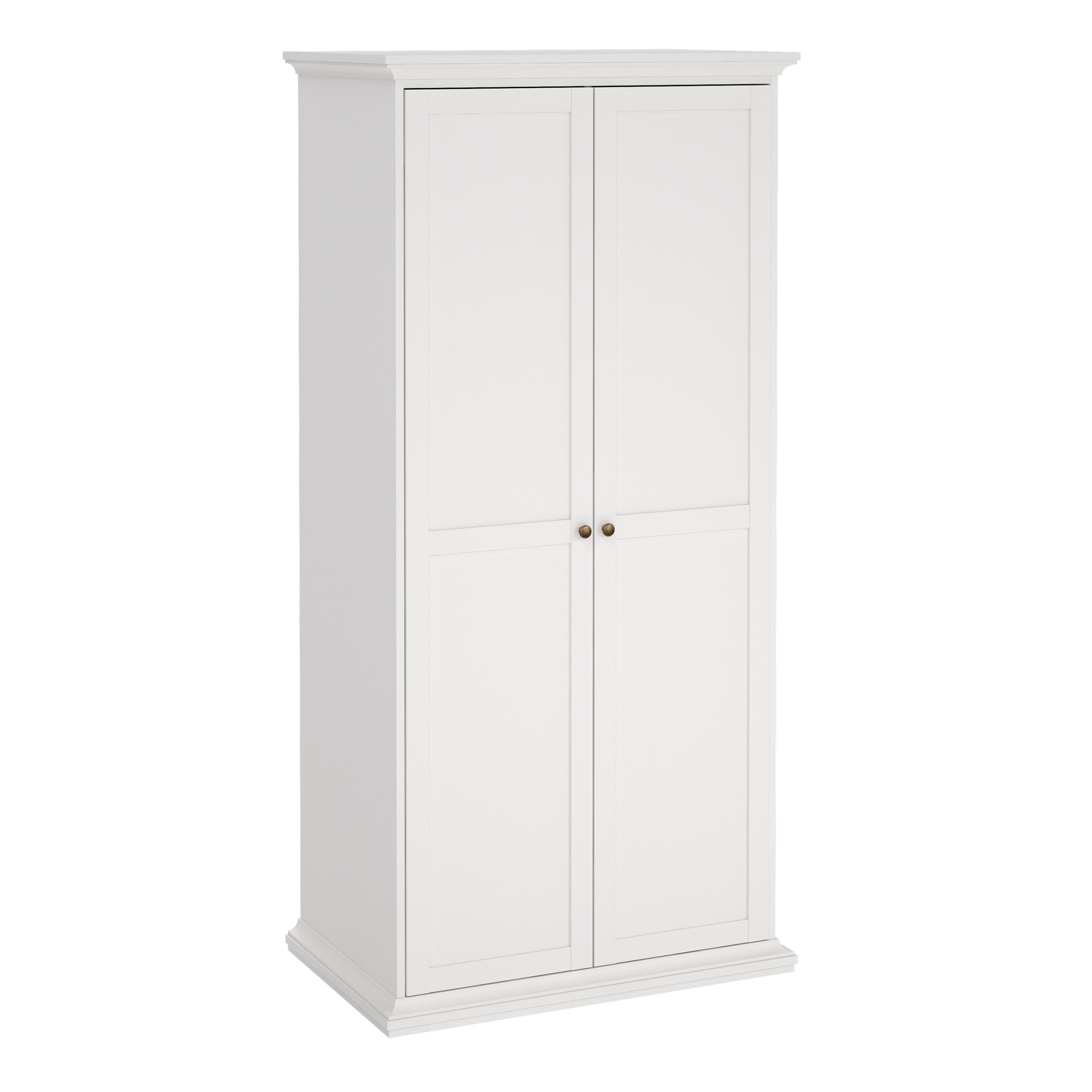 Primrose Wardrobe with 2 Doors in White