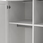 Primrose Wardrobe with 2 Doors in White