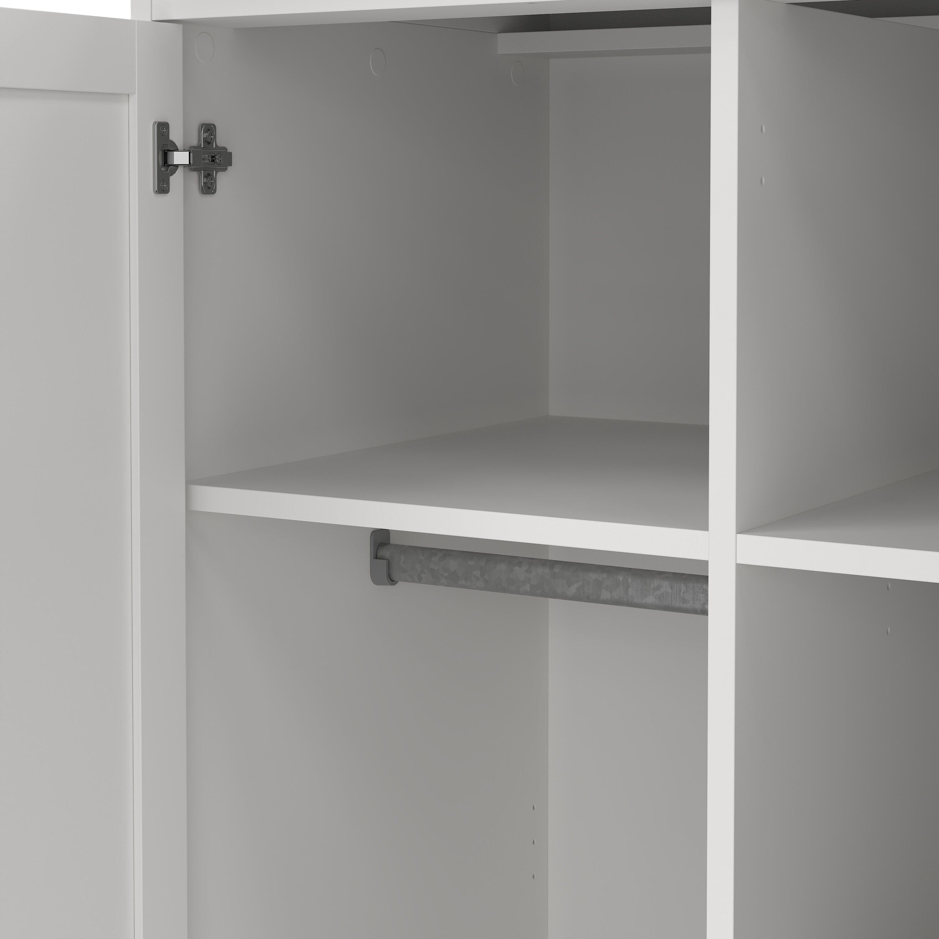 Primrose Wardrobe with 2 Doors in White