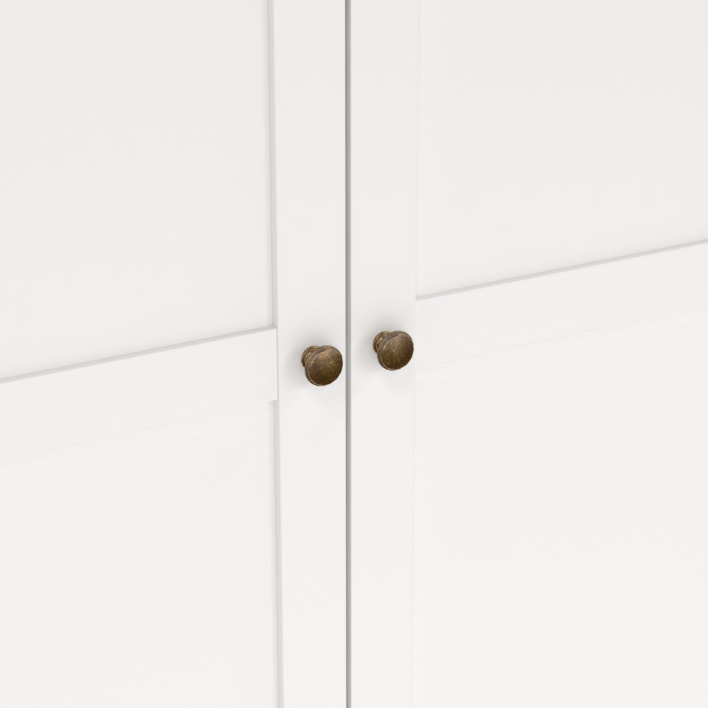 Primrose Wardrobe with 2 Doors in White