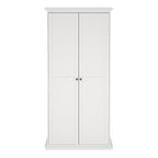 Primrose Wardrobe with 2 Doors in White