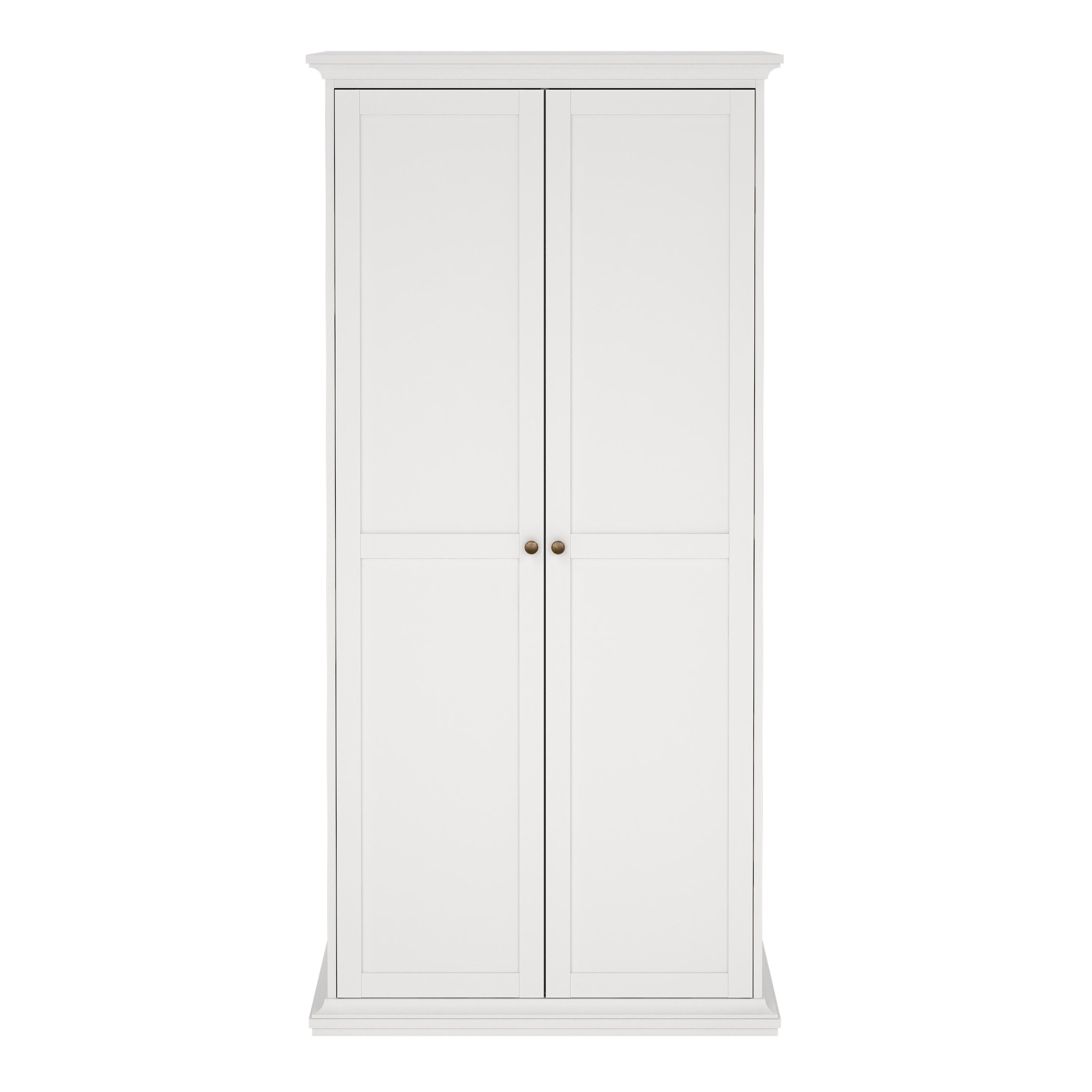 Primrose Wardrobe with 2 Doors in White