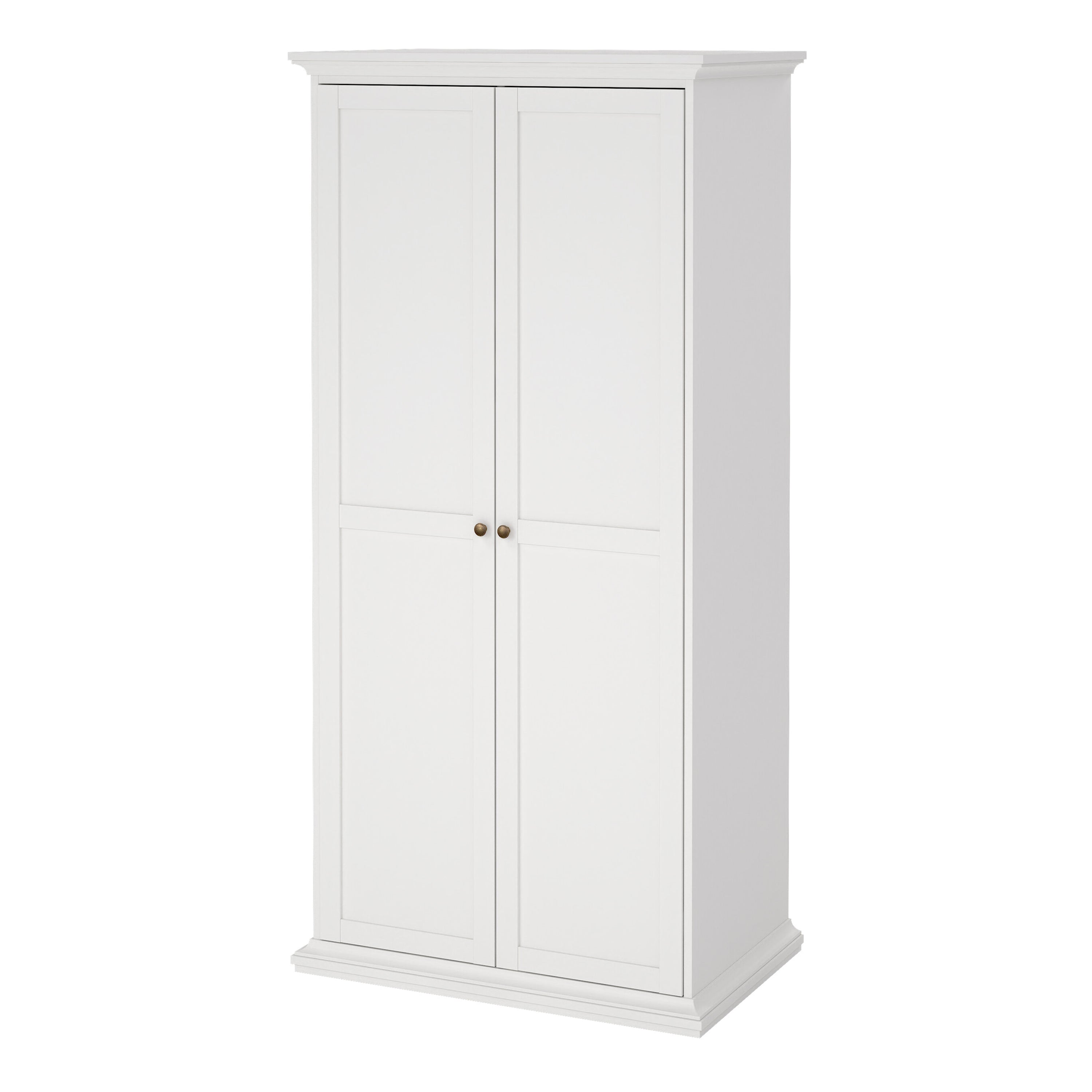 Primrose Wardrobe with 2 Doors in White