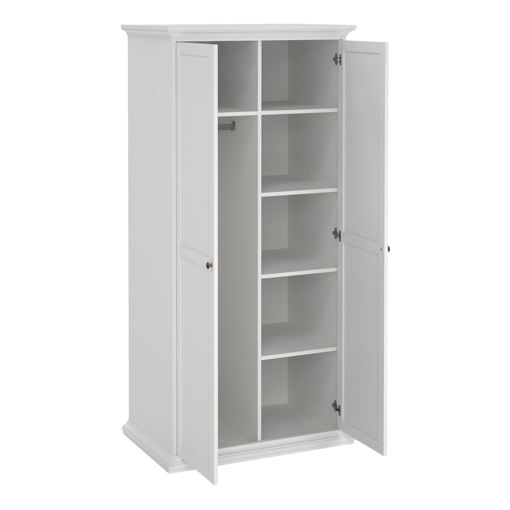 Primrose Wardrobe with 2 Doors in White