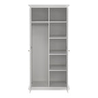 Primrose Wardrobe with 2 Doors in White