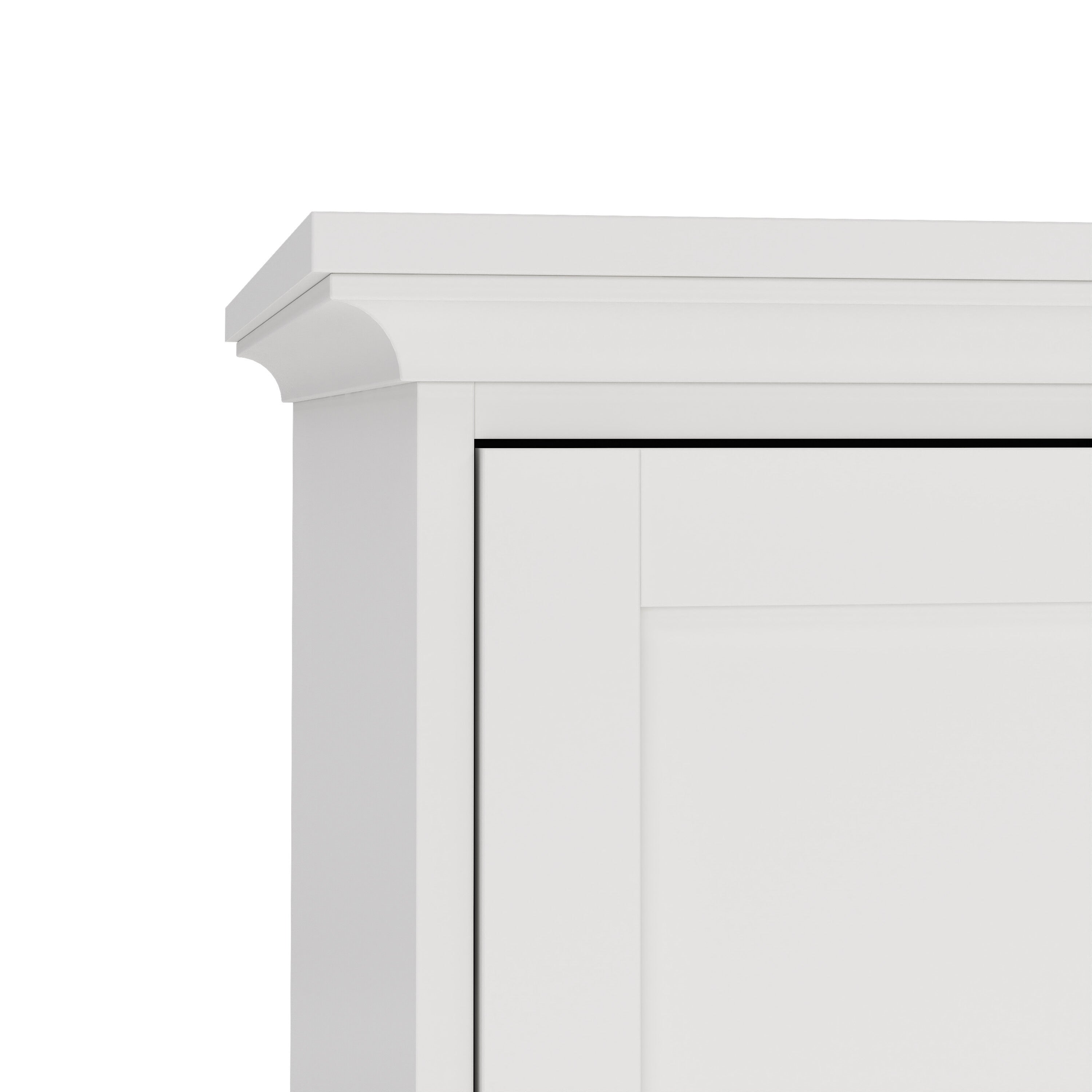 Primrose Wardrobe with 2 Doors in White