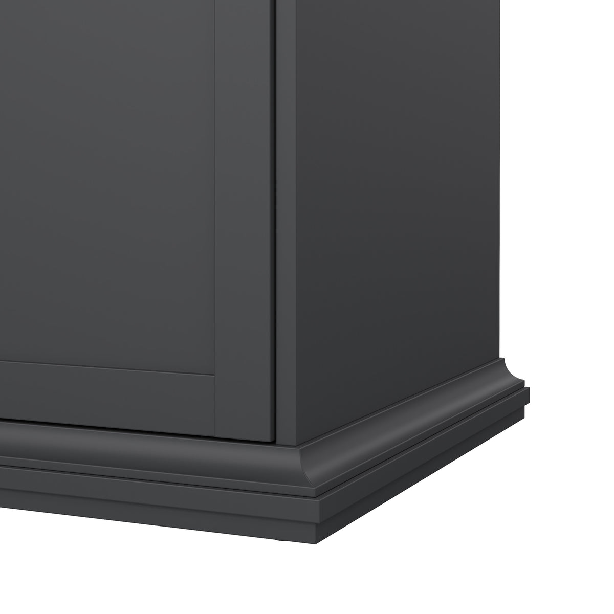 Primrose Wardrobe with 2 Doors in Matt Grey