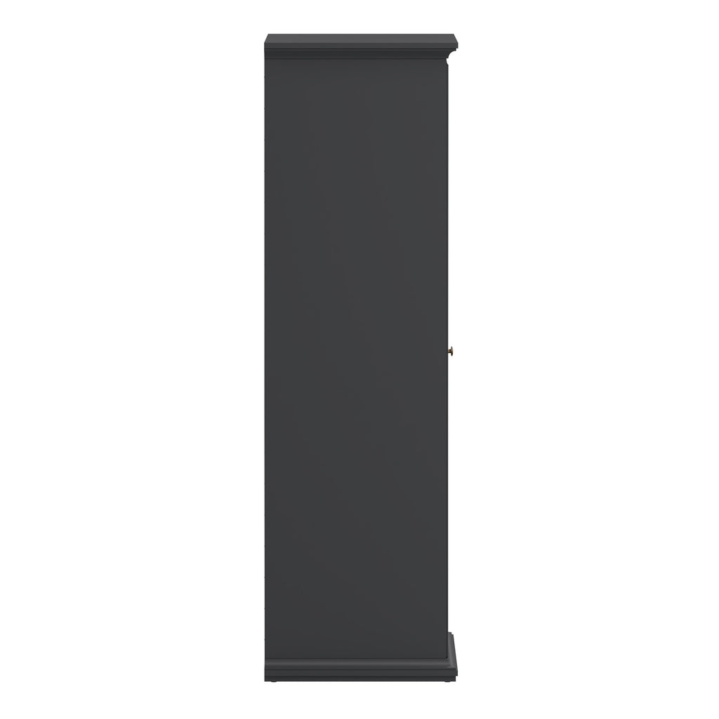 Primrose Wardrobe with 2 Doors in Matt Grey