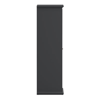 Primrose Wardrobe with 2 Doors in Matt Grey