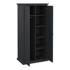 Primrose Wardrobe with 2 Doors in Matt Grey