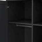 Primrose Wardrobe with 2 Doors in Matt Grey