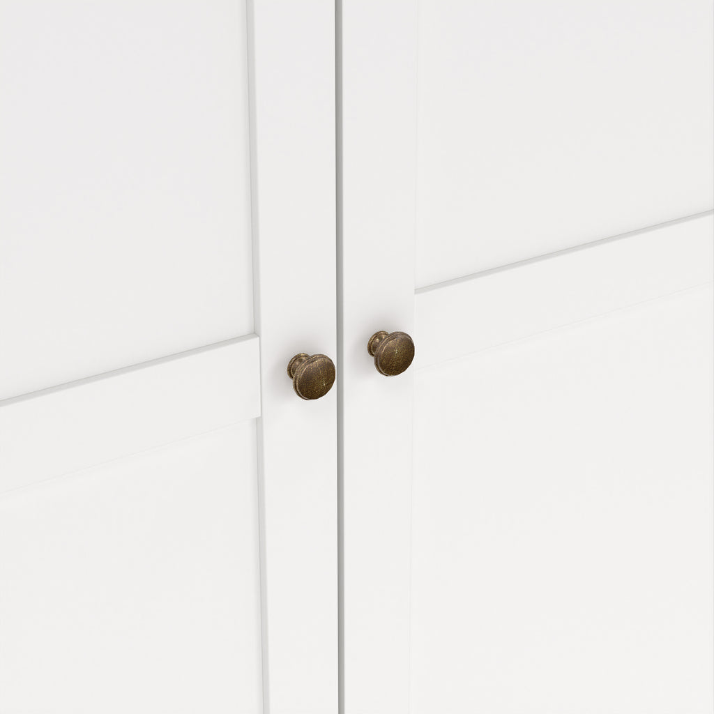 Primrose Wardrobe with 3 Doors in White
